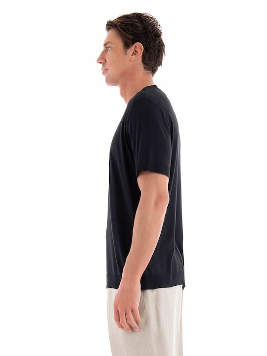 GANT  Regular fit self edge t-shirt black